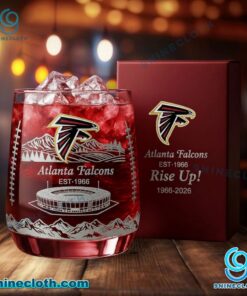 Atlanta Falcons Est 1966 Whiskey Glass EatN95z