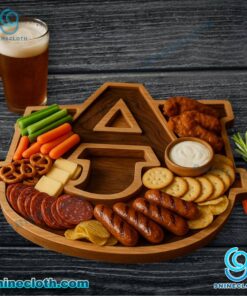 Auburn Tigers NCAA Wooden Charcuterie Board 7f98bFg