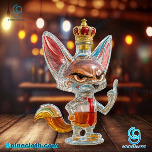 Auricle Fox Whiskey Bottle OJEv52b