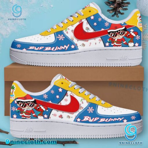 Bad Bunny Christmas Air Force Shoes HAXh9ne
