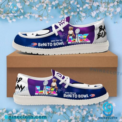 Bad Bunny Here For The Benito Bowl Super Bowl LX Loafer Shoes 7dWjYyC
