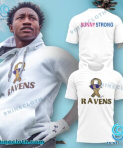 Baltimore Ravens Breast Cancers 2025 Sunny Strong T-shirt,Hoodie A5u8LCW