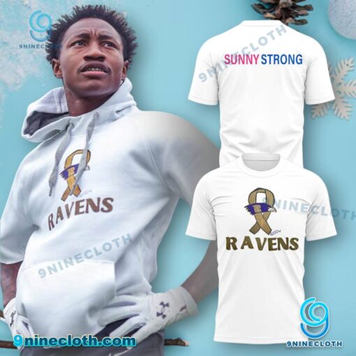 Baltimore Ravens Breast Cancers 2025 Sunny Strong T-shirt,Hoodie A5u8LCW