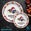 Baltimore Ravens Christmas Personalized Ceramic Plate-a g7cjV6A