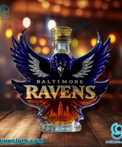 Baltimore Ravens City Skyline Whiskey Bottle 6dgqThQ