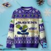Baltimore Ravens Grinch Merry Kissmyass Ugly Christmas Sweater TkCyIm4