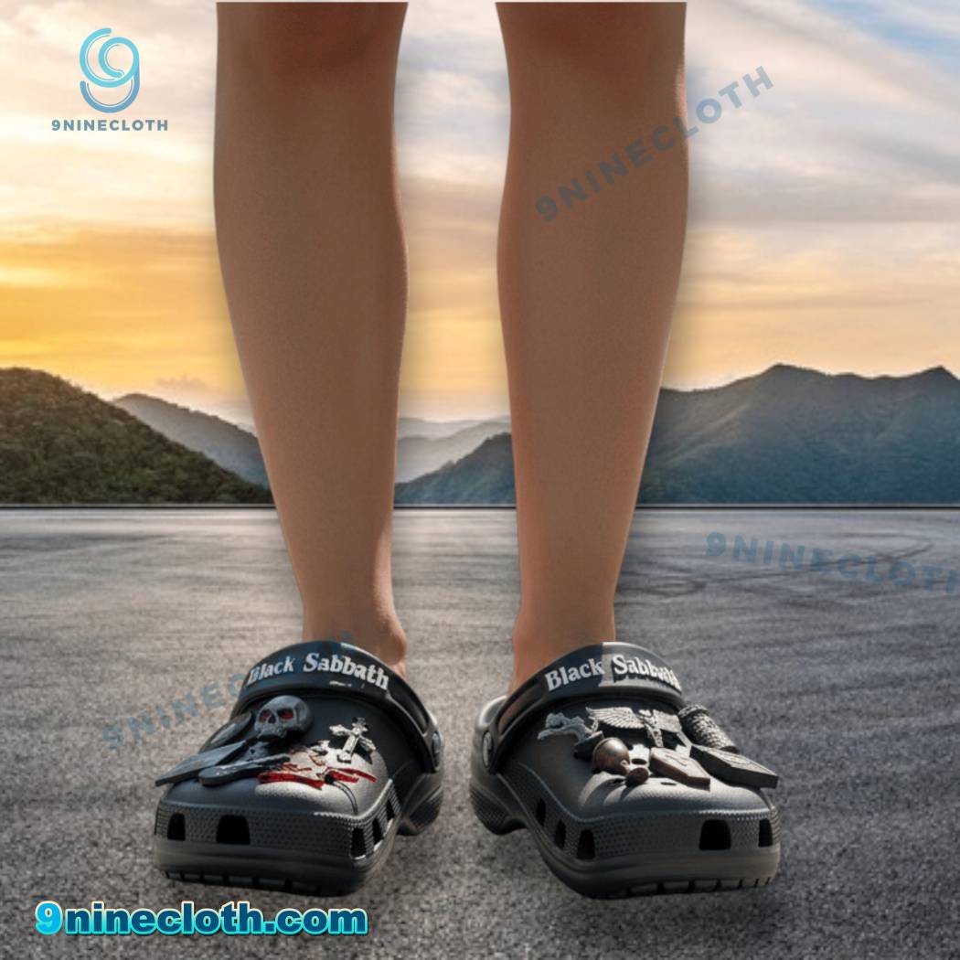 Black Sabbath Crocs With Charms-b rzK9RSY