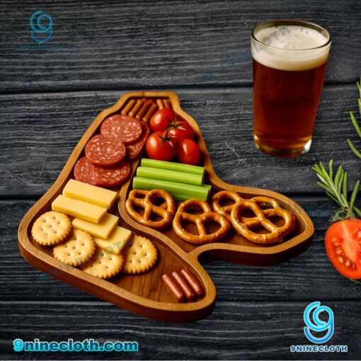 Boston Red Sox MLB Wooden Charcuterie Board J4Qduq7