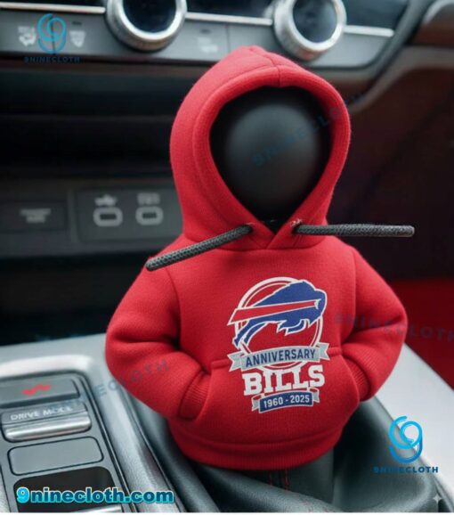 Buffalo Bills 65th Anniversary 1960-2025 Gear Shift Hoodie Cover i6tljwU
