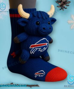Buffalo Bills Crochet Socks YsenDyt