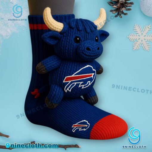 Buffalo Bills Crochet Socks YsenDyt