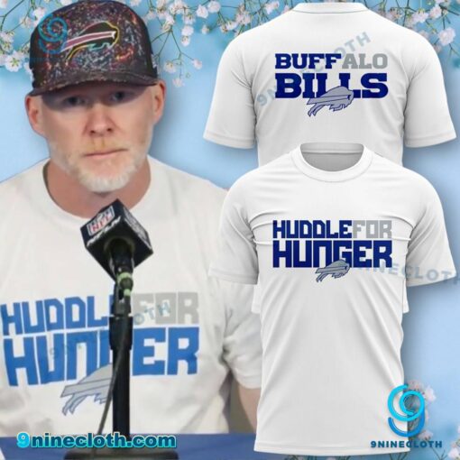 Buffalo Bills Huddle For Hunger T-shirt F5Bx0Dj