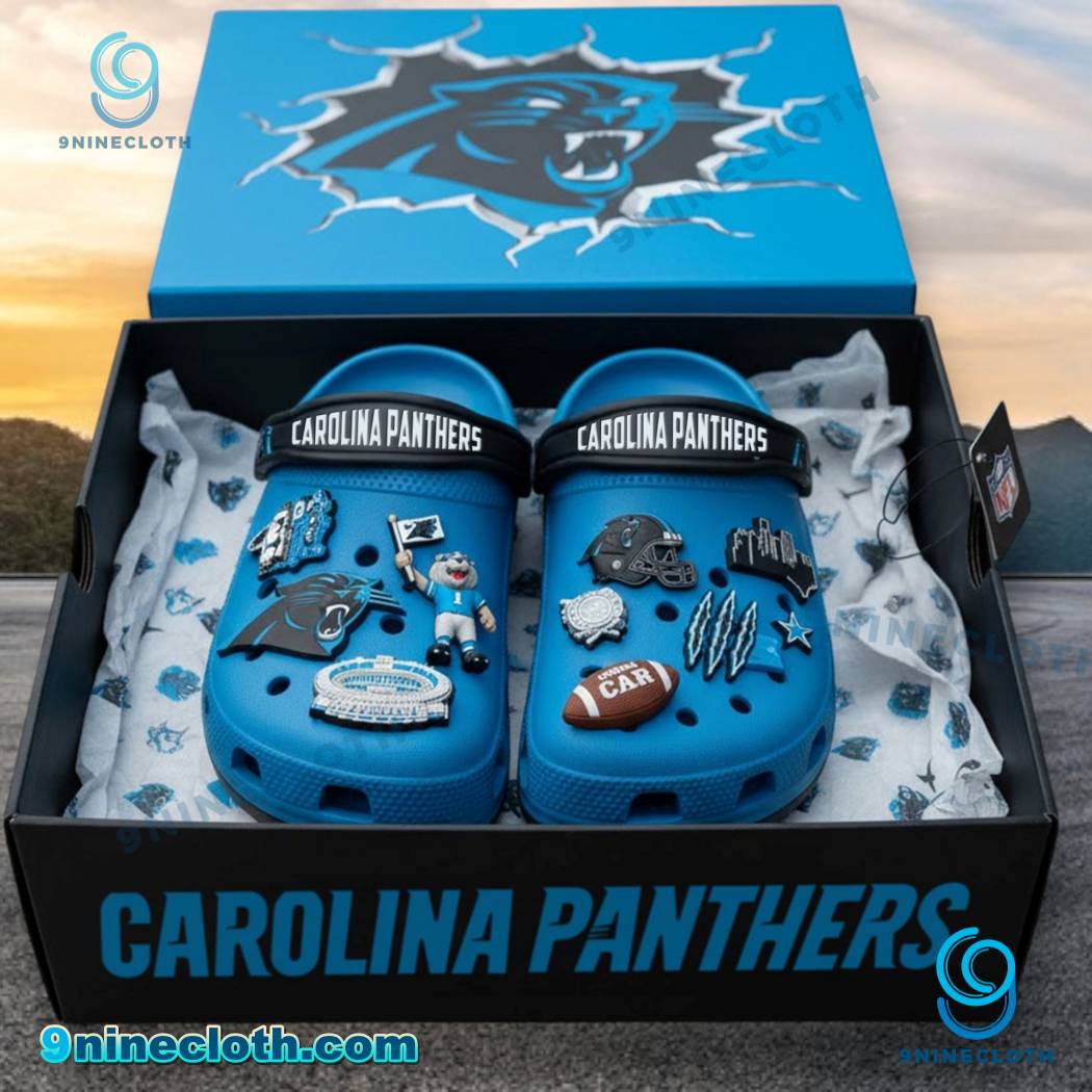 Carolina Panthers Keep Pounding Crocs With Charms i4cpPtM