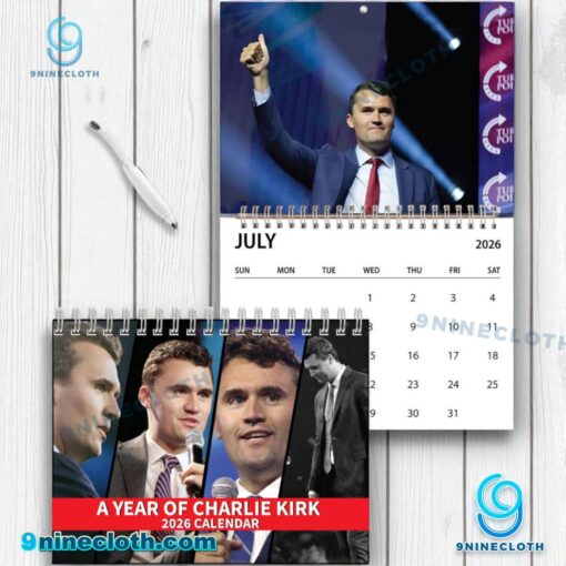 Charlie Kirk Wall Calendar 2026 3Fp7OlK