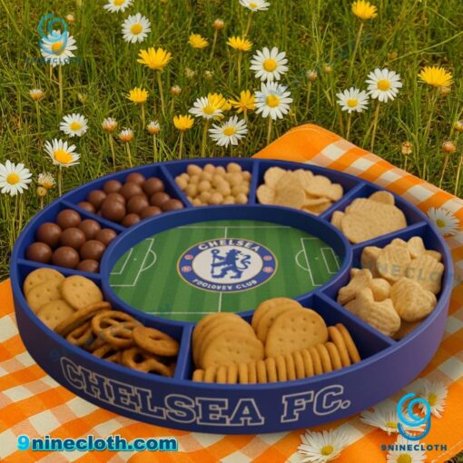 Chelsea F.C. Stadium Snack Platter zAeTYqP