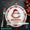Chicago Bears Christmas Personalized Ceramic Plate DFypmdi