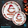 Chicago Bears Christmas Personalized Ceramic Plate-b Y1FhGHg