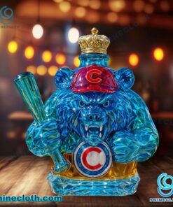 Chicago Cubs Bear Whiskey Bottle KASfkrQ