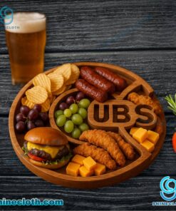 Chicago Cubs MLB Wooden Charcuterie Board x0LspIl
