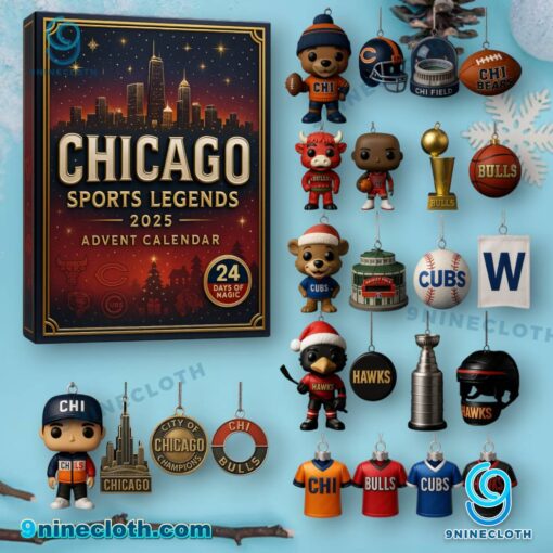 Chicago Sports Legends Advent Calendar 2025 bnk2cvO