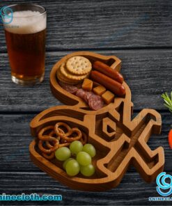 Chicago White Sox MLB Wooden Charcuterie Board 9pNYhU3