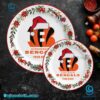Cincinnati Bengals Christmas Personalized Ceramic Plate-b 206nf9T