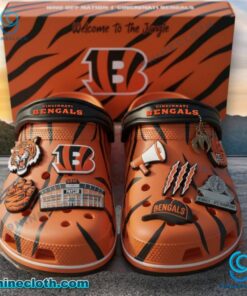 Cincinnati Bengals Who Dey Crocs With Charms f2LzsOD