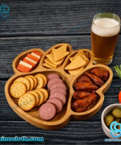 Clemson Tigers NCAA Wooden Charcuterie Board vM0YQmt