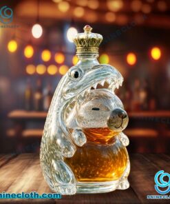 Crocodile Hug Capybara Whiskey Bottle vjgVH5b