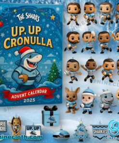 Cronulla-Sutherland Sharks The Sharks Up Up Cronulla Advent Calendar 2025 Y0LDkHh