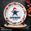 Dallas Cowboys Christmas Personalized Ceramic Plate-a PsX0Al3