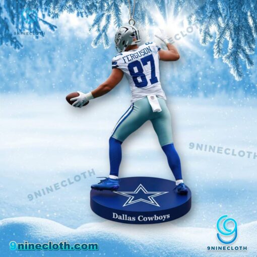 Dallas Cowboys Jake Ferguson Christmas Ornament 6kJqSK7