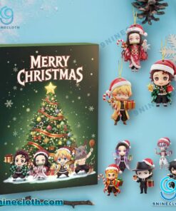 Demon Slayer Merry Christmas Personalized Advent Calendar 2025 tSJENvB