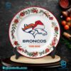 Denver Broncos Christmas Personalized Ceramic Plate-a oFXx6tS