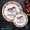 Denver Broncos Christmas Personalized Ceramic Plate-b 1Ztc6oN