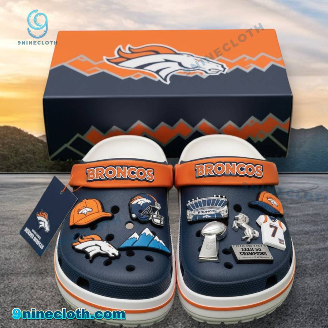 Denver Broncos Crocs With Charms ujGmQpk