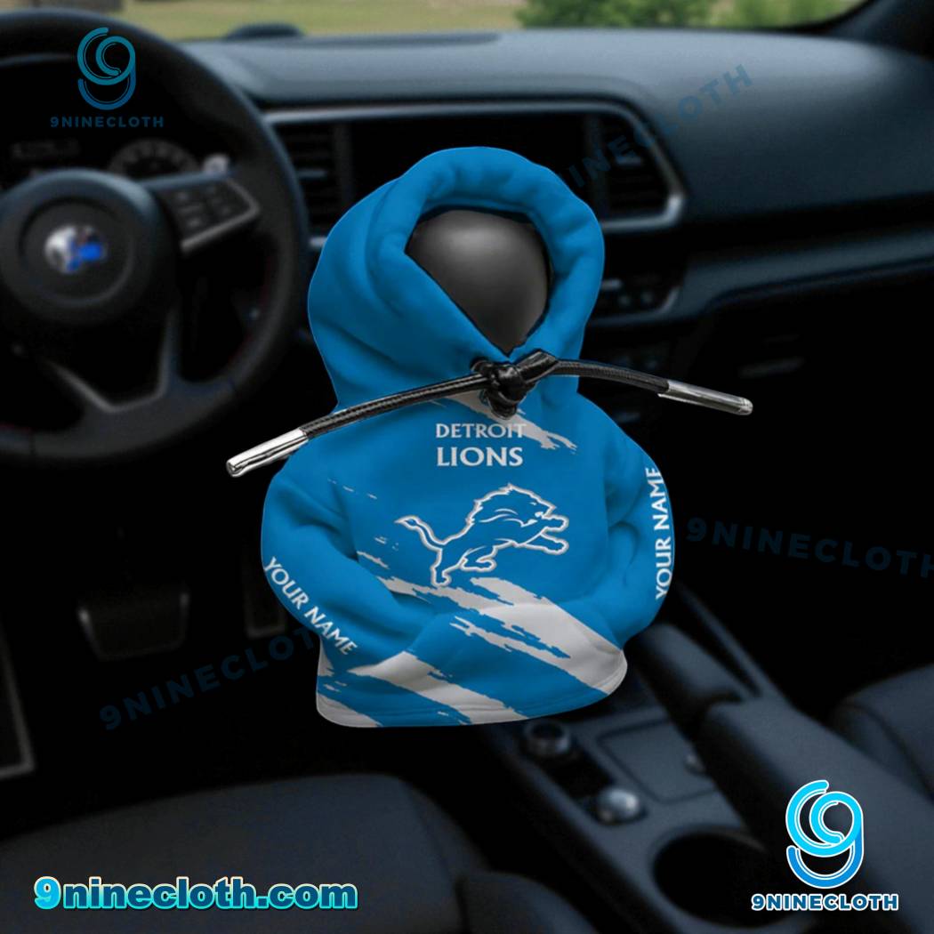Detroit Lions NFL Personalized Car Gear Shift Hoodie bw2NRSB