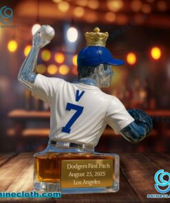 Dodgers First Pitch 2025 V BTS Whiskey Bottle HybsdwT