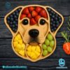 Dog Lovers Wooden Snack Tray-y 8U42nFX