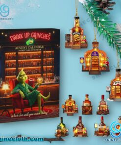 Drink Up Grinches 24 Bottles Of Cheer Personalized Advent Calendar 2025 jd5PAVa