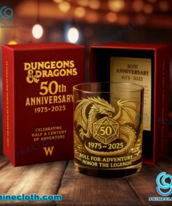 Dungeons & Dragons 50th Anniversary Whiskey Glass xMdcJwp