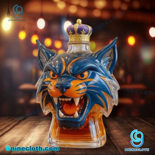 Edmonton Oilers Hunter The Lynx Whiskey Bottle en4M5xr
