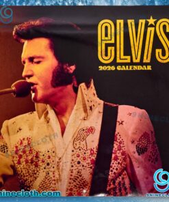 Elvis Presley Wall Calendar 2026 5S6uTWf