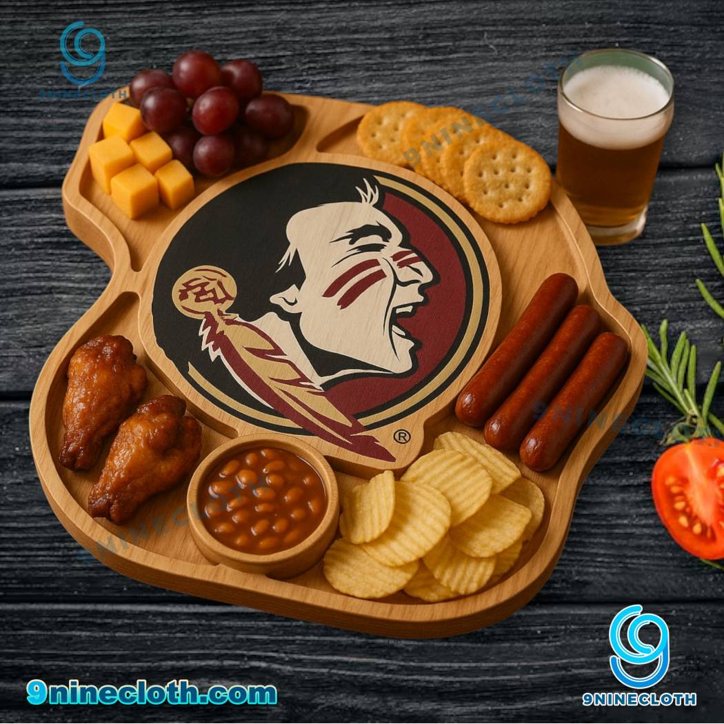 Florida State Seminoles NCAA Wooden Charcuterie Board rgJ1AXh