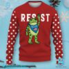 Frog Resist Christmas Sweater-c mc86DFB
