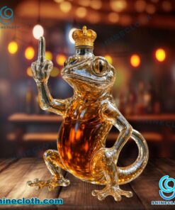 Gecko Middle Finger Whiskey Bottle 8N2WdTF