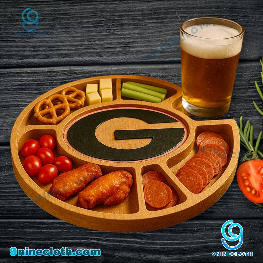 Georgia Bulldogs NCAA Wooden Charcuterie Board bWx80Lp