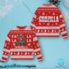 Godzilla Fa-la-la-la Ugly Christmas Sweater lg4DhiC