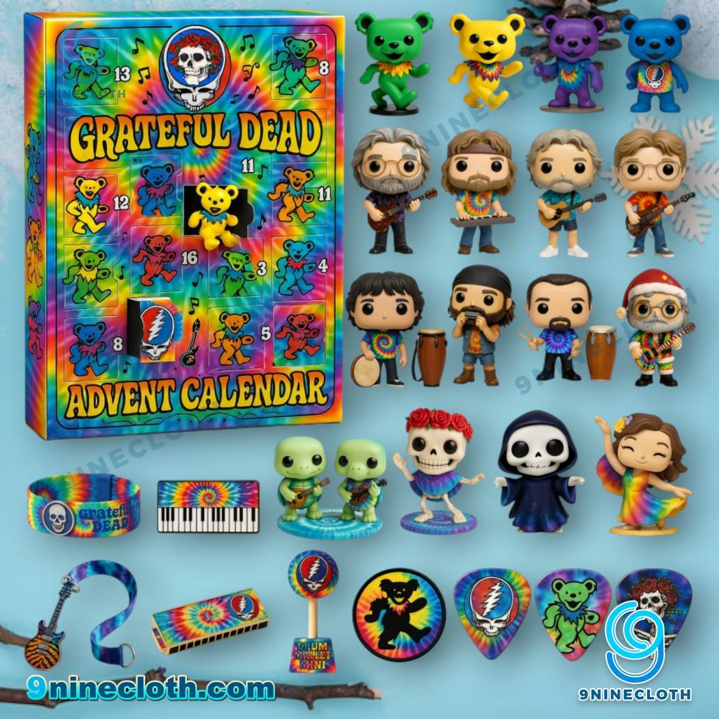 Grateful Dead Tie Dye Advent Calendar 2025 UA1a03Y