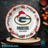 Green Bay Packers Christmas Personalized Ceramic Plate-a 1KSaqnY